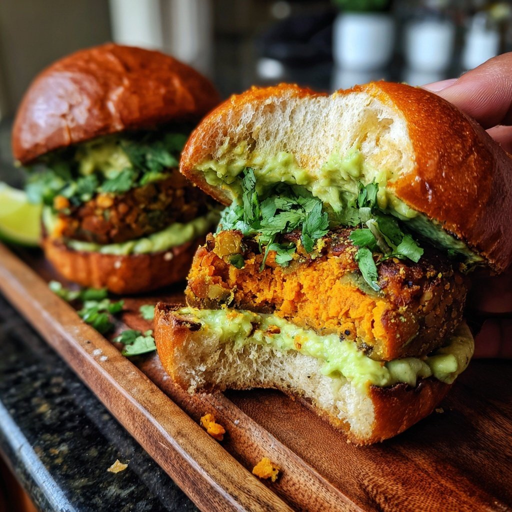 Easy Slider Sweet Potato Lentil Sliders