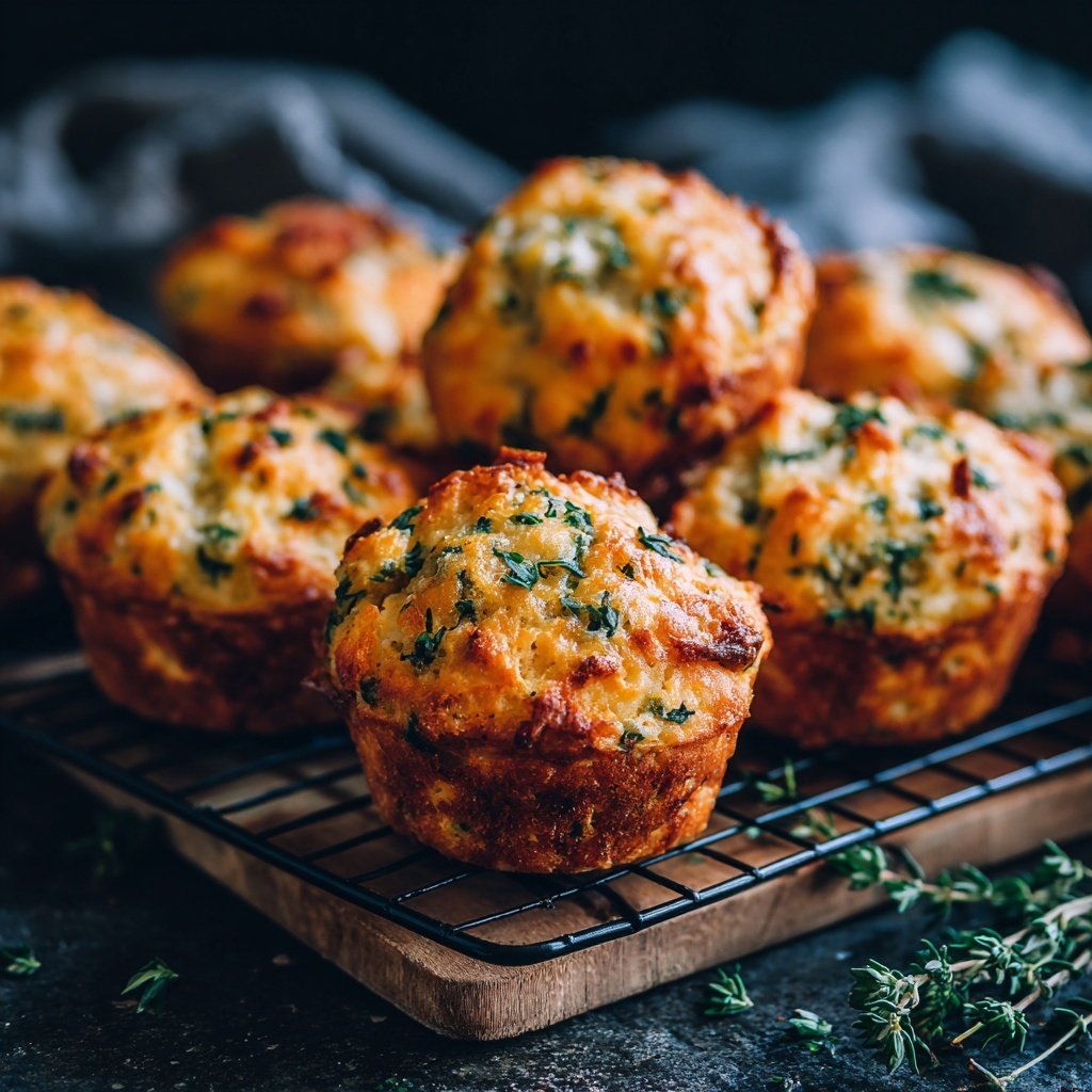 Spring Brunch Savory Breakfast Muffins