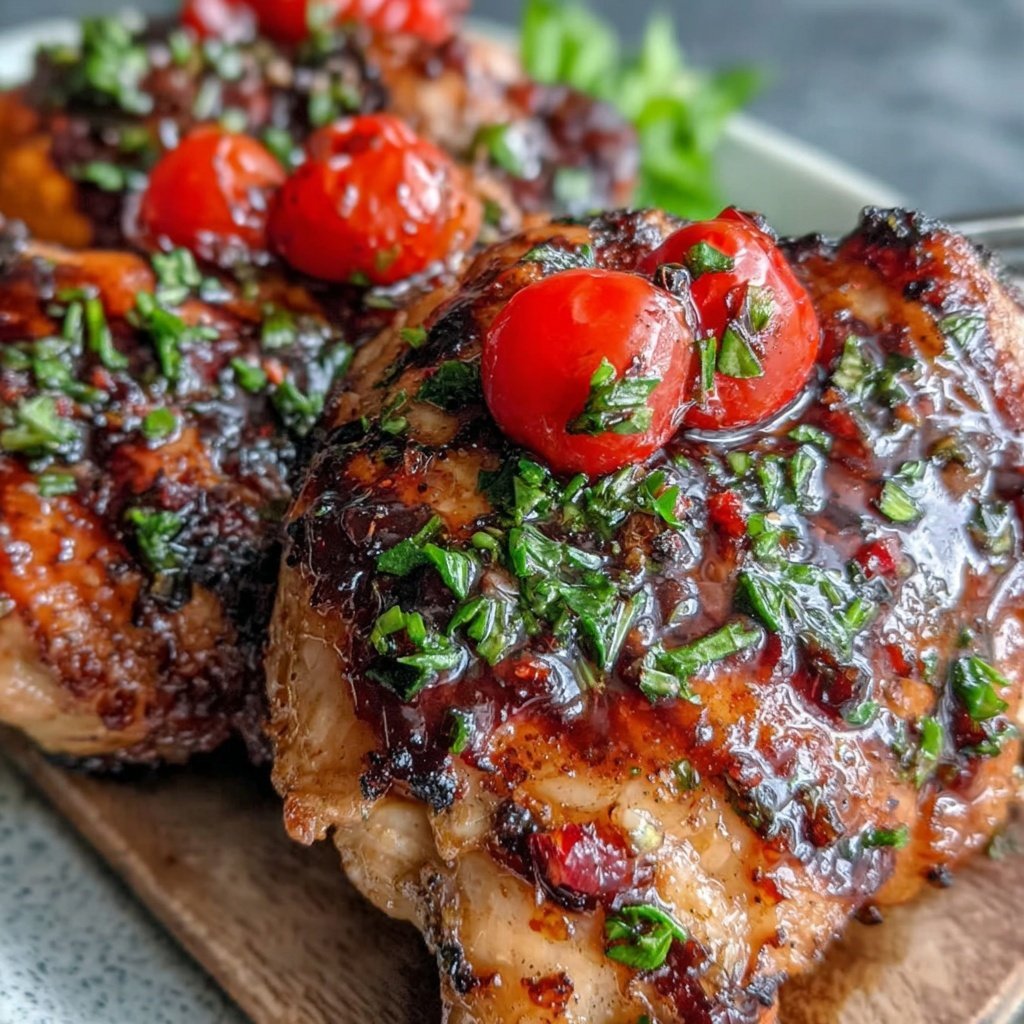 Healthy Chicken With Balsamic Glaze