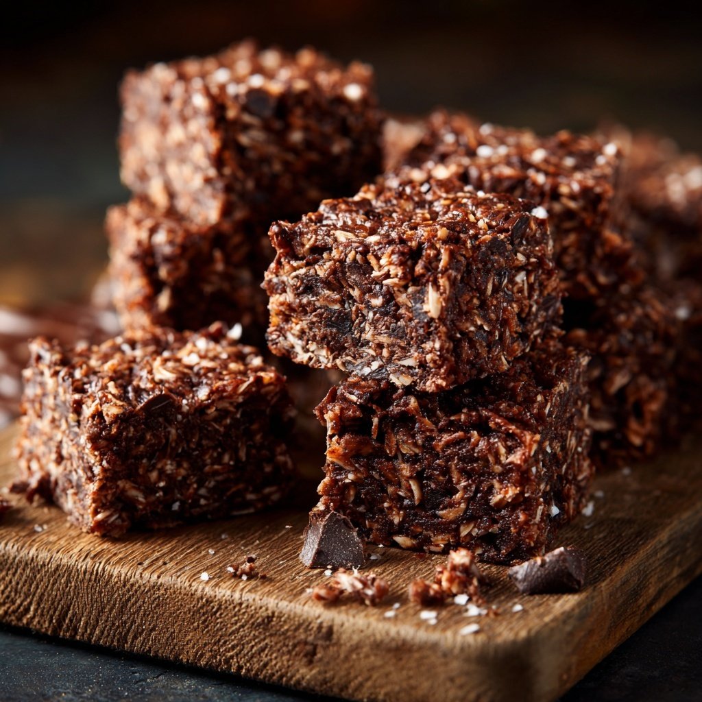 Chocolate Coconut Energy Squares