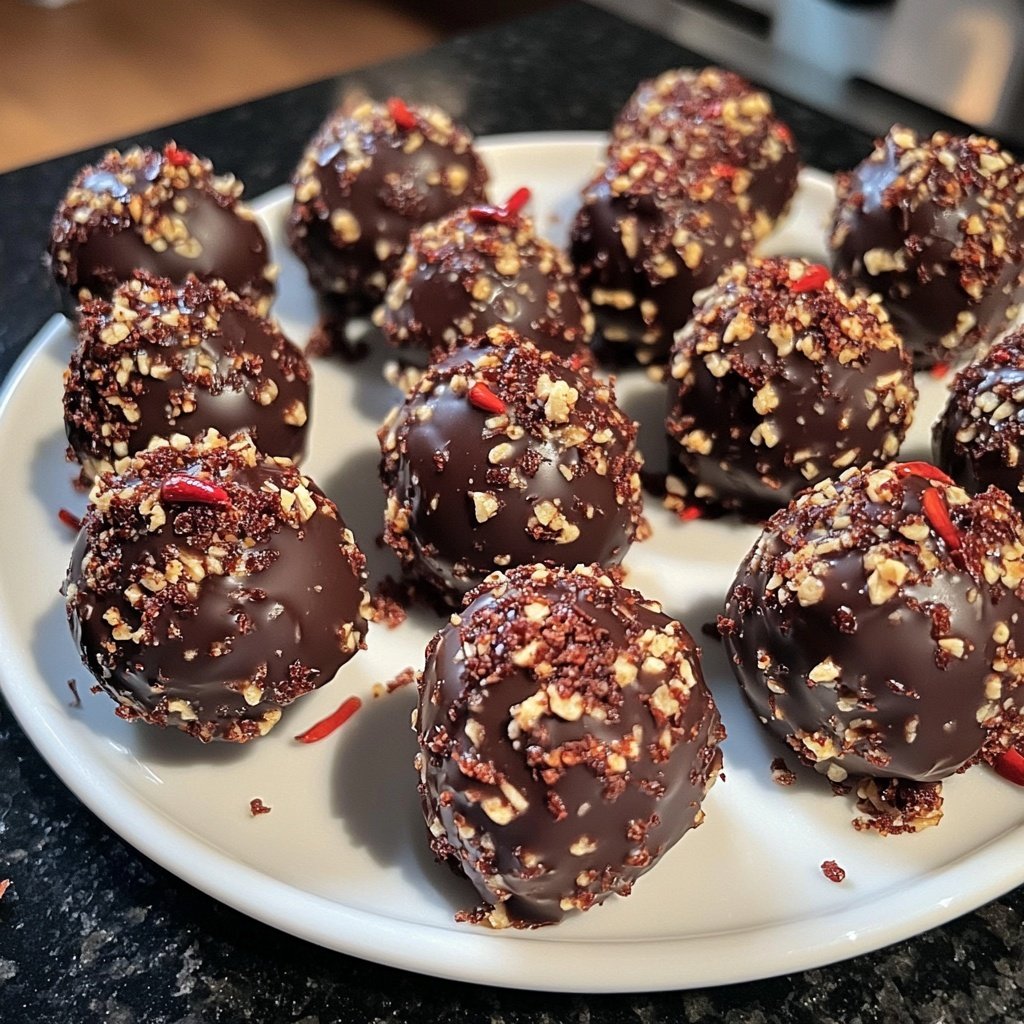 Chocolate Chili Truffles