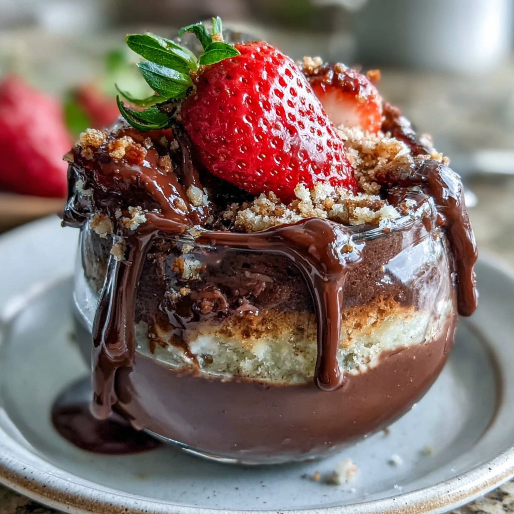 Dubai Chocolate Strawberry Cup Dessert Idea