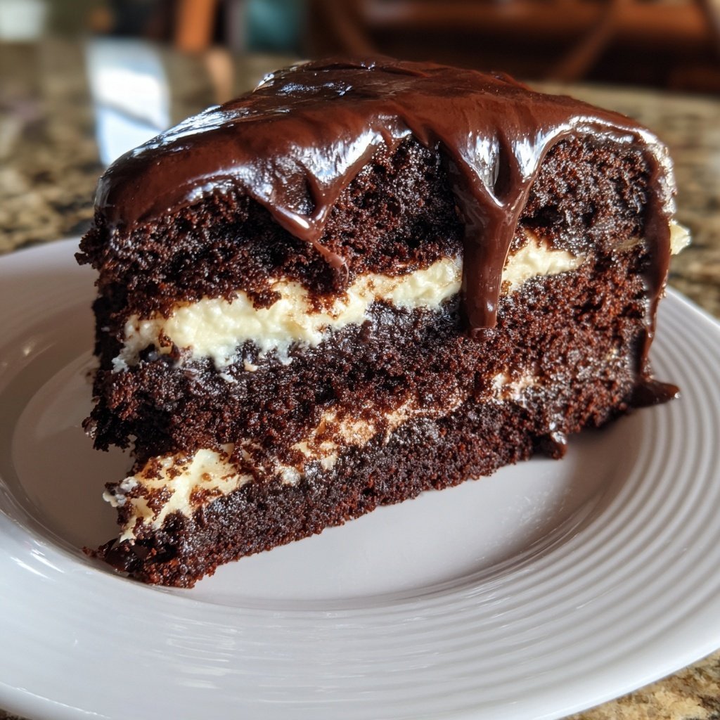 Chocolate Cake With Milk Frosting