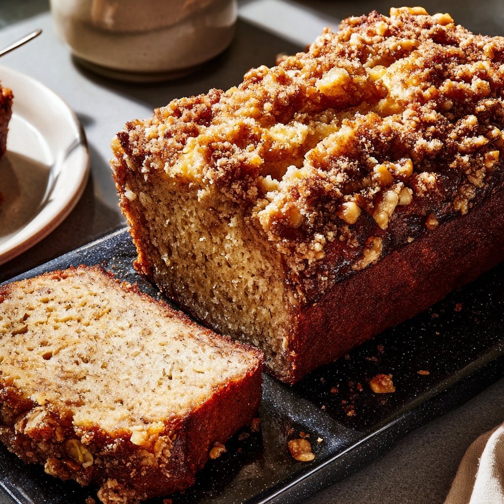 Banana Bread with Brown Sugar Streusel Recipe