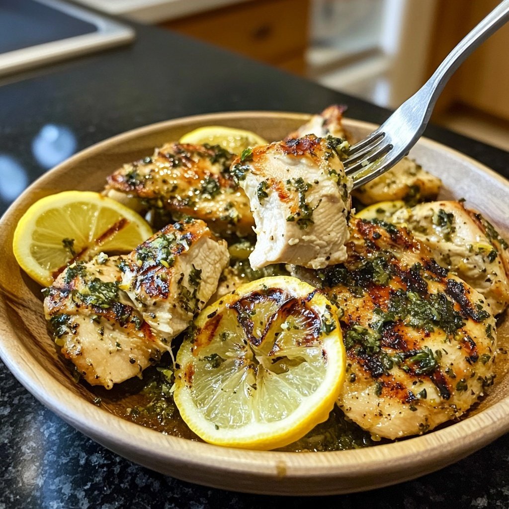 Grilled Lemon Herb Chicken Bowl