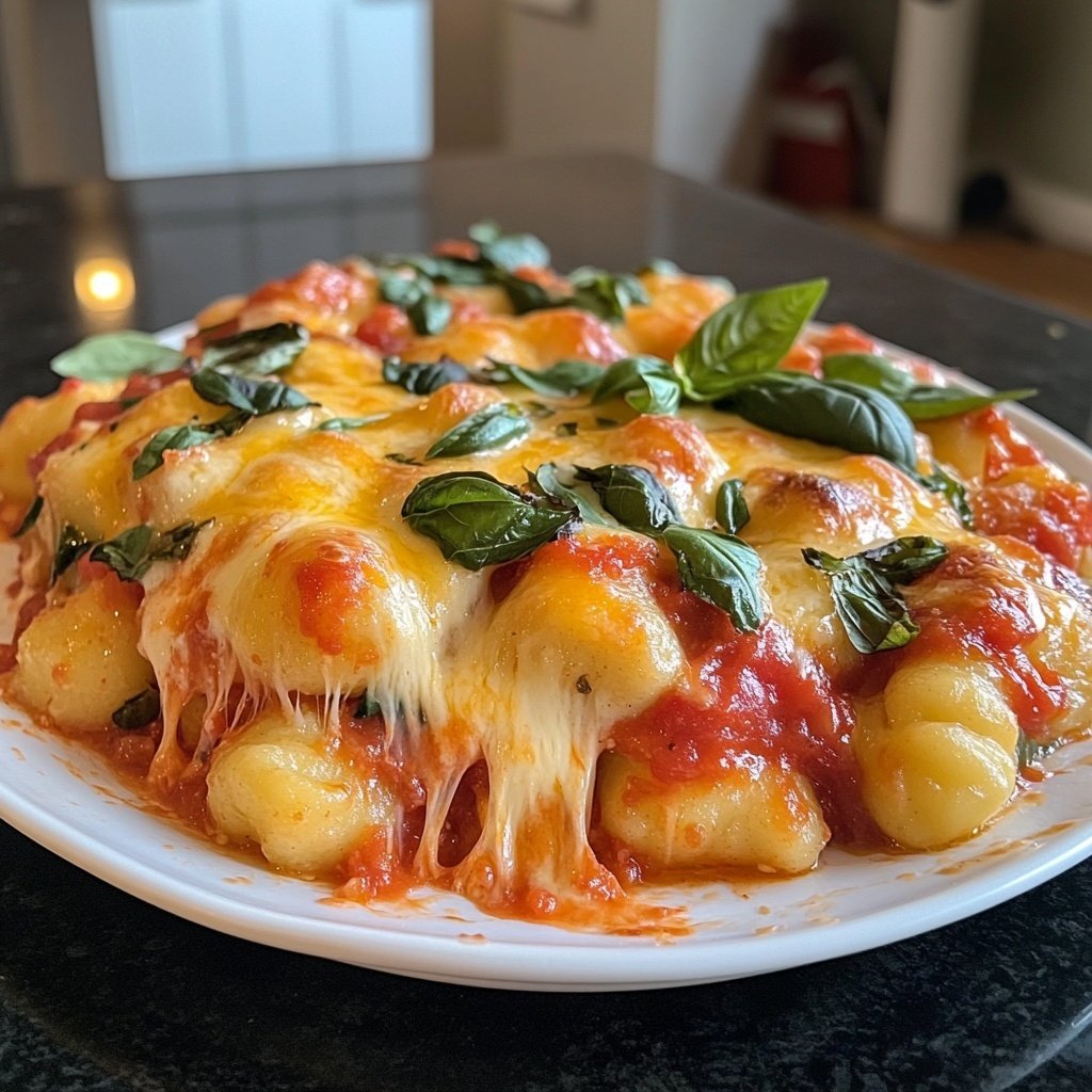 Sunday Tomato Basil Gnocchi Bake