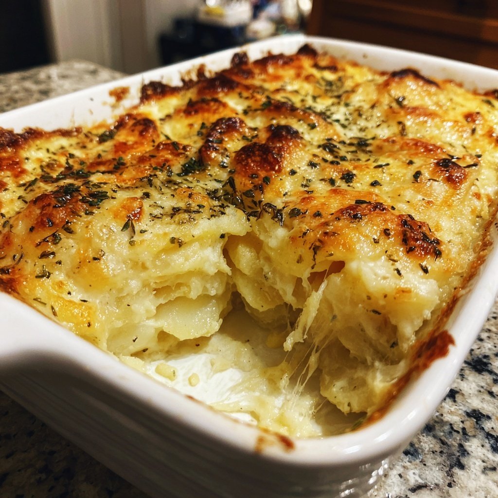 Sunday Creamy Potato Gratin
