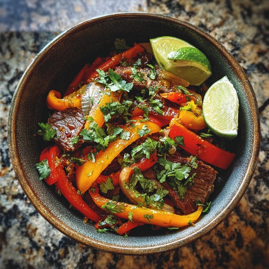 Grilled Steak Fajita Bowls