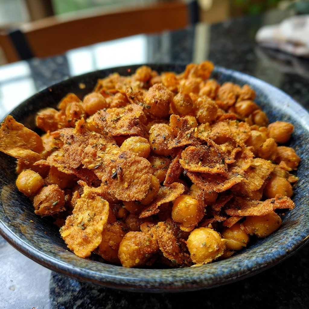 Super Bowl Party Food Crispy Chickpea Snacks