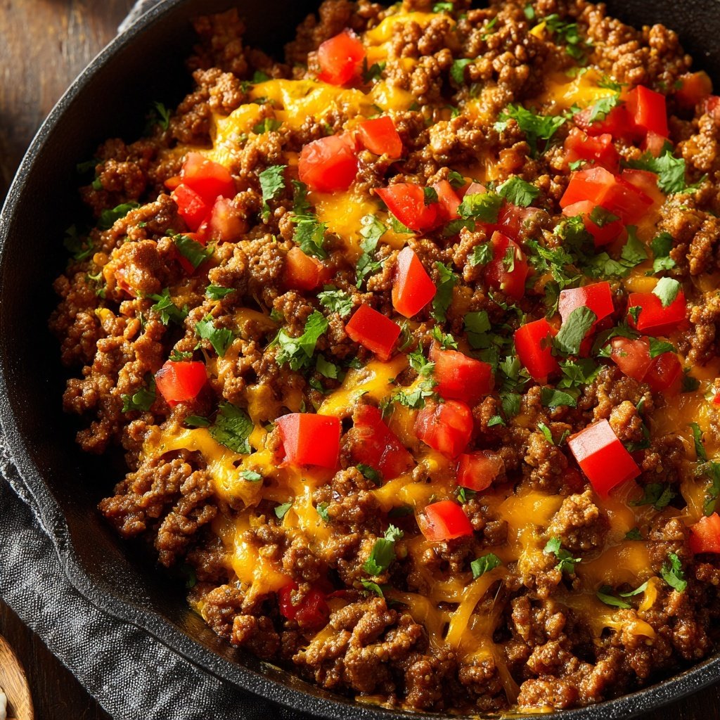 Ground Beef Taco Skillet