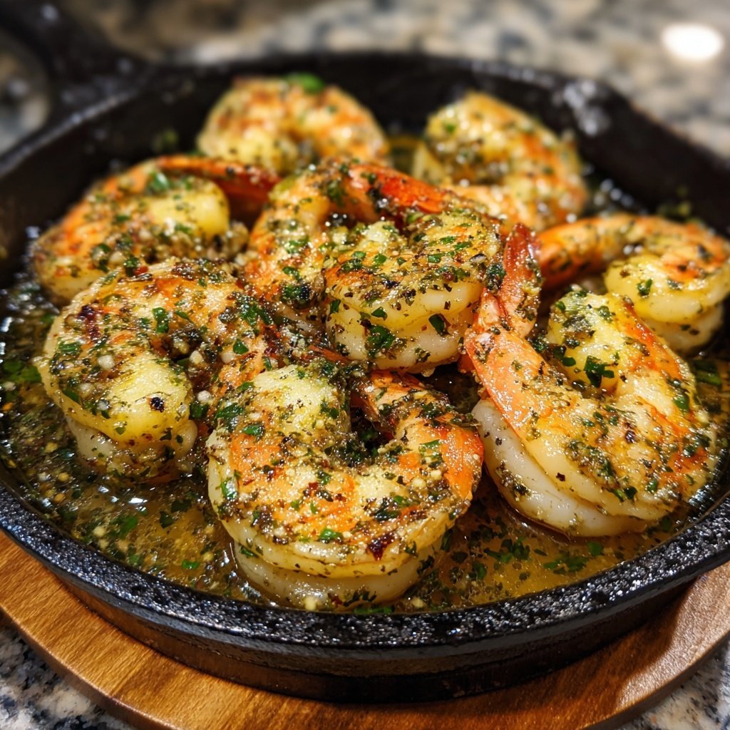 Garlic Butter Shrimp with White Wine
