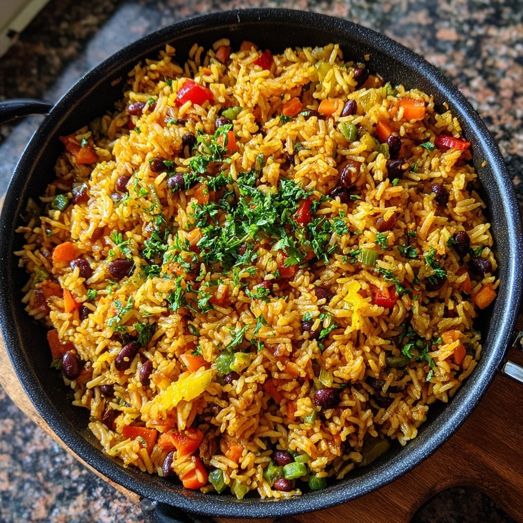 Jamaican Spiced Vegetable Rice