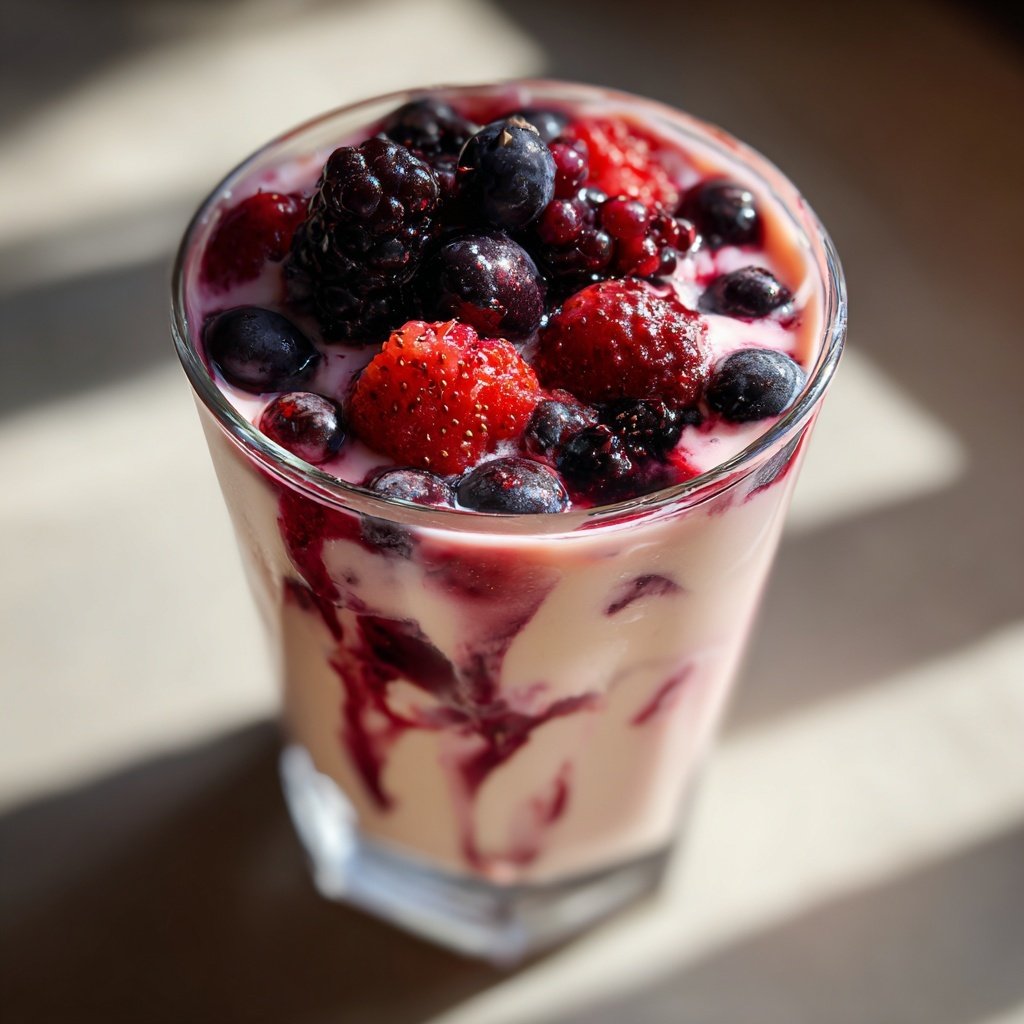 Berry Yogurt Breakfast Glass